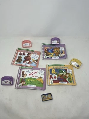 Lot of 4 LeapFrog Little Touch Infant Toddler Cartridges & Books Plus Extra - Image 1 of 4