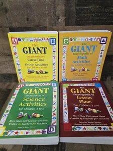 The GIANT Encyclopedia 4 Book Lot (For Children 3 to 6) Edited by Kathy Charner - Picture 1 of 24