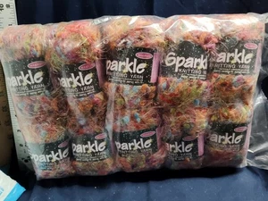 Sullivans Sparkle Knitting Yarn Alexandrite 50g (82 Yards) skeins lot of 10 - Picture 1 of 6