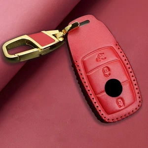 3-Button Key Fob Cover Case Keychain Fit For Mercedes-Benz A E C S Class - Picture 1 of 3