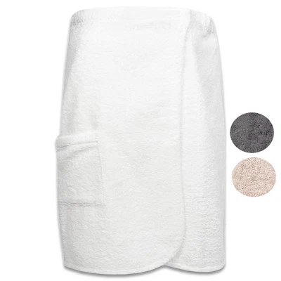 Damen Saunakilt Saunatuch Saunasarong 100% Baumwolle mit Tasche - Bild 1 von 2