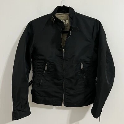 CPT By Cockpit USA Flight Jacket Women Size M Black Utility Nylon Quilted Grunge - Image 1 of 4