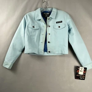 FUBU Trucker Jacket Faux Leather Quilted Lined Vtg Size Medium - Picture 1 of 19