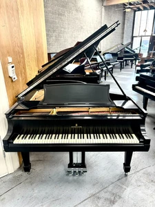 Steinway L Grand Piano 5'10 1/2" Ebony Satin FULLY RESTORED - Picture 1 of 8