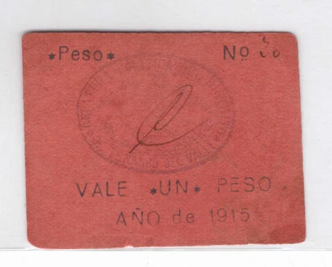 México Banknote M2804 SI-MEX-6 XF Tenango del Valle Cover