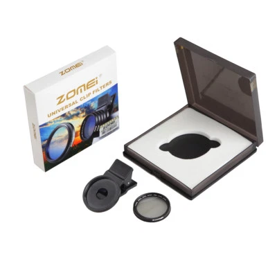 ZOMEI 37mm thread Clip-On Circular Polarizing CPL Filter For iPhone6/6S/5/5C/SE - Image 1 of 4
