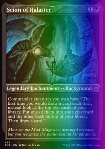 Scion of Halaster (498/1080) Commander Legends Battle for Baldur's Gate ...