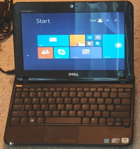 Dell Inspiron Mini 1018 P09T Netbook 10.1” Laptop 250GB HDD, 1GB RAM, Intel N455 - Picture 1 of 13