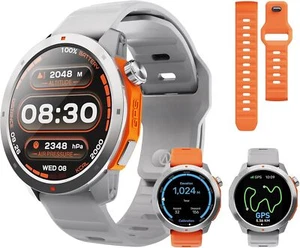 Military Smart Watch Sports Tactical GPS Fitness Tracker Heart Rate Waterproof - Picture 1 of 24