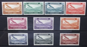 SYRIA 1934 Republic: Aviation Aircraft. Airmail Set of 10 to 100p MNH SG290-299 - Picture 1 of 2