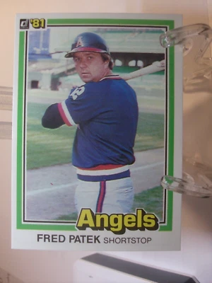 1981 Donruss Baseball Card   #170 - Fred Patek - California Angels  (97991) - Image 1 of 2