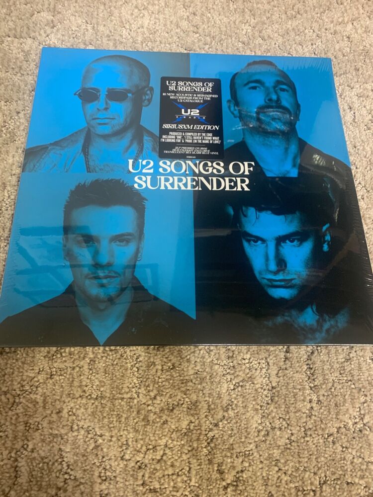 U2 Songs Of Surrender – SiriusXM Limited Edition Sea Glass Blue Vinyl 2LP /1500