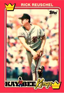 1990 Topps Kaybee Kings - #25 Rick Reuschel - Giants - Picture 1 of 2