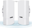 2-Pack 300Mbps Wireless Bridge, Outdoor CPE Wifi Kit Point to Point Wireless Acc