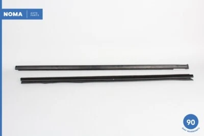 00-08 Jaguar S-Type X200 Juego de sellos de ventana de puerta inferior delantera derecha interior y exterior OEM Foto 1 de 4