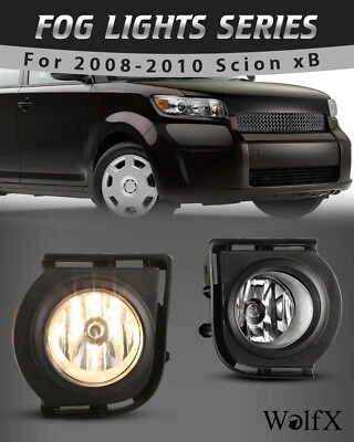 Par de luces antiniebla transparentes para Scion xB 2008 2009 2010 con cable + kit de interruptor + bombillas Foto 1 de 4