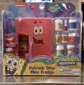 Nickelodeon Spongebob Squarepants Patrick Star Mini Fridge Food Playset New! - Picture 1 of 1