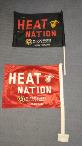 Miami Heat Flags Cover