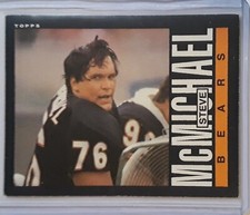 1985 Topps Steve McMichael Rookie #32 football card Chicago Bears