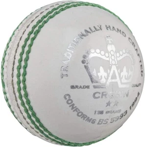 Gray Nicolls Crown 2 Star White Cricket Ball 5.5oz,- 4.75oz Free Postage - Picture 1 of 1