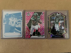 2020 Panini Donruss Rated Rookie DENZEL MIMS RC 1/1 Cyan Plate Lot RC