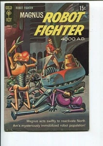 MAGNUS ROBOT FIGHTER 23 VG+ PAINTED COVER ALIENS 1968 - Picture 1 of 2