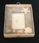 Sea Shell Picture Frame Sand Beach New In Box  4?X6? Photo