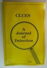 CLUES A JOURNAL OF DETECTION 1981 TONY HILLERMAN SHERLOCK HOLMES JUDY BOLTON