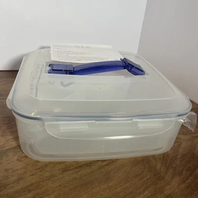 Lock & Lock Clear Divided Server with Removable Tray NEW - Image 1 of 3