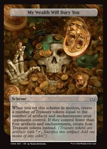 1x My Wealth Will Bury You NM Magic MTG Archenemy Scheme Commander: Duskmourn - Picture 1 of 1