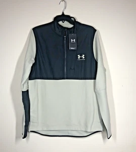 Under Armour ColdGear Infrared 1/2 Zip Microfleece Pullover Herren MED Loose Khaki - Bild 1 von 14