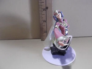#A677 Unknown Anime 3.5"in Girl looks to be Floating Out of a City - Picture 1 of 9