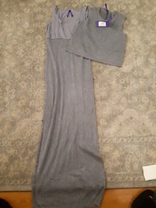 Seraphine Maternity Ladies Rib Knit Dress. Grey. Size 8 - Picture 1 of 6