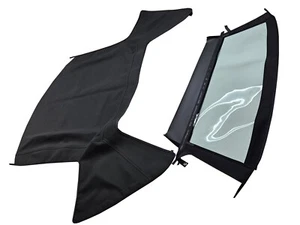 Se adapta a: Alfa Romeo GTV Spider techo blando y ventana 95-03 Haartz negro lona Stayfast - Imagen 1 de 5
