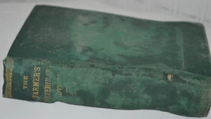 VTG ANTIQUE THE FARMERS VETERINARY ADVISER BOOK 1907 15TH PRINTING GREEN - Picture 1 of 6
