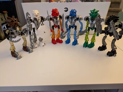 LEGO Bionicle Toa Nuva 2002 (8566, 8567, 8568, 8570, 8571, 8572) juego completo Foto 1 de 4