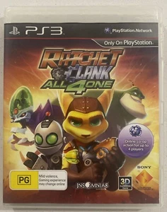 PlayStation 3 Game Ratchet & Clank All 4 One pal Complete with Manual PS3 Sony - Picture 1 of 3