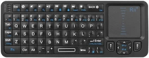 Rii K06 Mini Bluetooth Keyboard,Backlit 2.4GHz Wireless Keyboard with black  - Picture 1 of 8