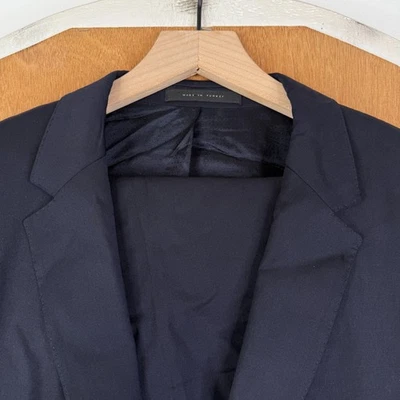 Hugo Boss Suit Mens 44R Navy Blue 2 Button Trabaldo Togna 1840 Super 120s Wool - Image 1 of 4