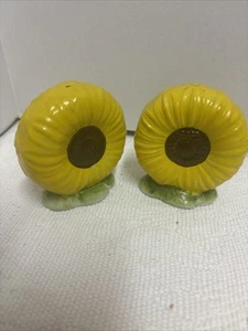 Vintage Sonnenblumen Salz und Pfefferstreuer - Bild 1 von 5