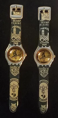 RELOJ RELOJ HELSINKI 1996 olímpico Atlanta error solapa pin - raro - raro Foto 1 de 2