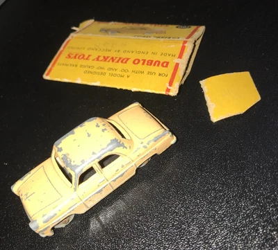 Ford vintage DUBLO DINKY TOYS #061 perfecto con caja, bronceado Foto 1 de 4