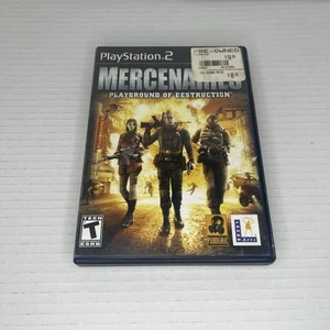 Mercenaries (Sony PlayStation 2 PS2, 2005) - CIB w/ Manual - Picture 1 of 5