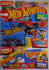 Hot Wheels magazine #14 2025 Puzzles Crafts Posters Stickers + GT Scorcher car - Picture 1 of 2