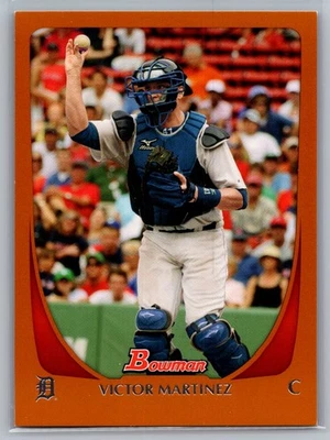 2011 Bowman #189 Victor Martinez Orange #/250 - Image 1 of 2