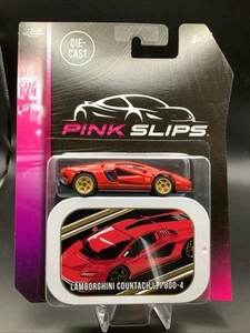 2024 Jada Pink Slips Lamborghini Countach LPI 800-4 Red - Picture 1 of 5
