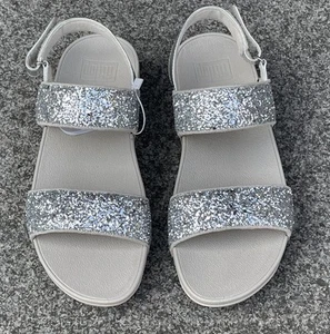Fitflop - Schuhe - Gr 39 - GLITZER - ausgefallene Sandale - Leder - NEU - Bild 1 von 12