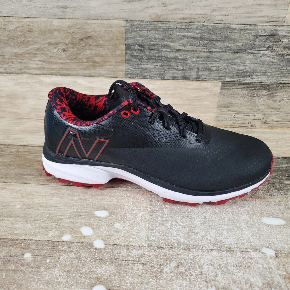Zapato de golf New Balance Fresh Foam X Defender para hombre talla 9,5 D negro con cordones Foto 1 de 4