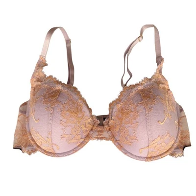 Sujetador balconette con aros de encaje melocotón púrpura claro Natori 36C Foto 1 de 4