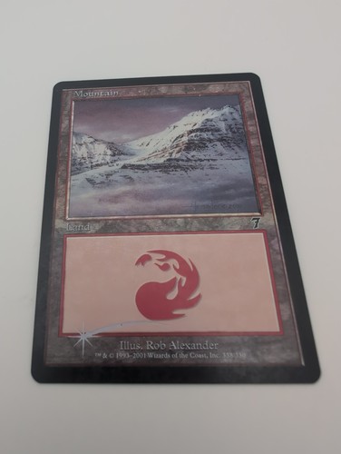 MTG JAPANESE FOIL 7TH EDITION MOUNTAIN NM MAGIC THE GATHERING LAND